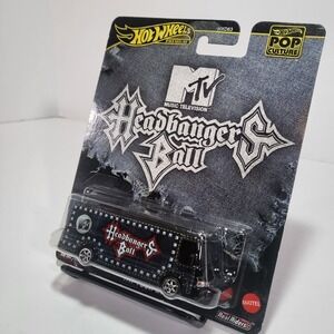 Hot Wheels 2025 Premium Pop Culture MTV Headbangers Ball HW Tour Bus 1:64 Black